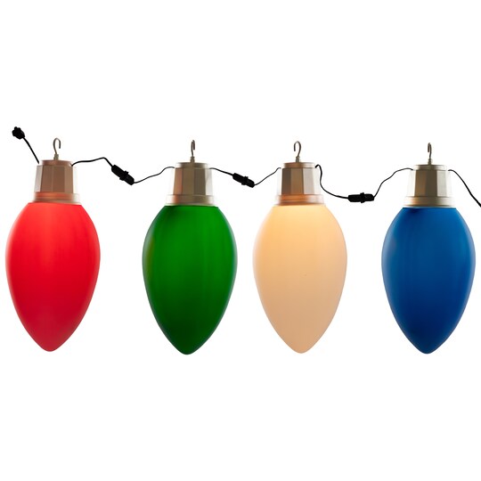 Northlight Lighted Blow Mold C7 Bulbs Christmas Decorations - 20" - Set of 4
